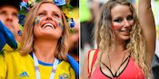 FOTO FANS: Swedia vs Inggris