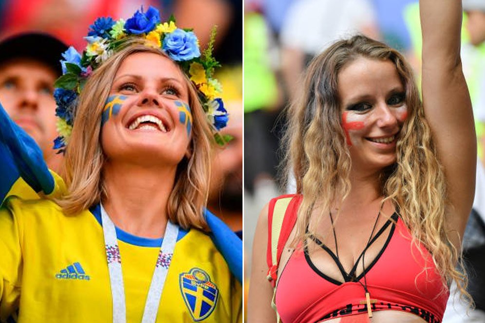 FOTO FANS: Swedia vs Inggris FOTO FANS: Swedia vs Inggris