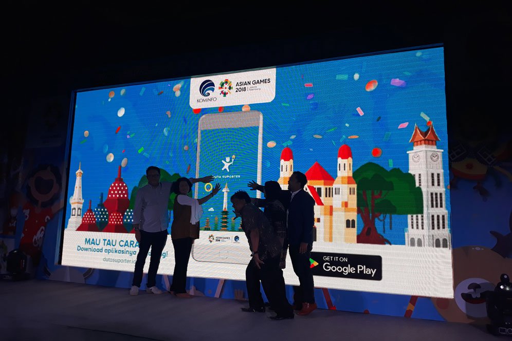 Dukung Asian Games, Kemkominfo Luncurkan Aplikasi 'Duta Suporter Indonesia' Dukung Asian Games, Kemkominfo Luncurkan Aplikasi 'Duta Suporter Indonesia'