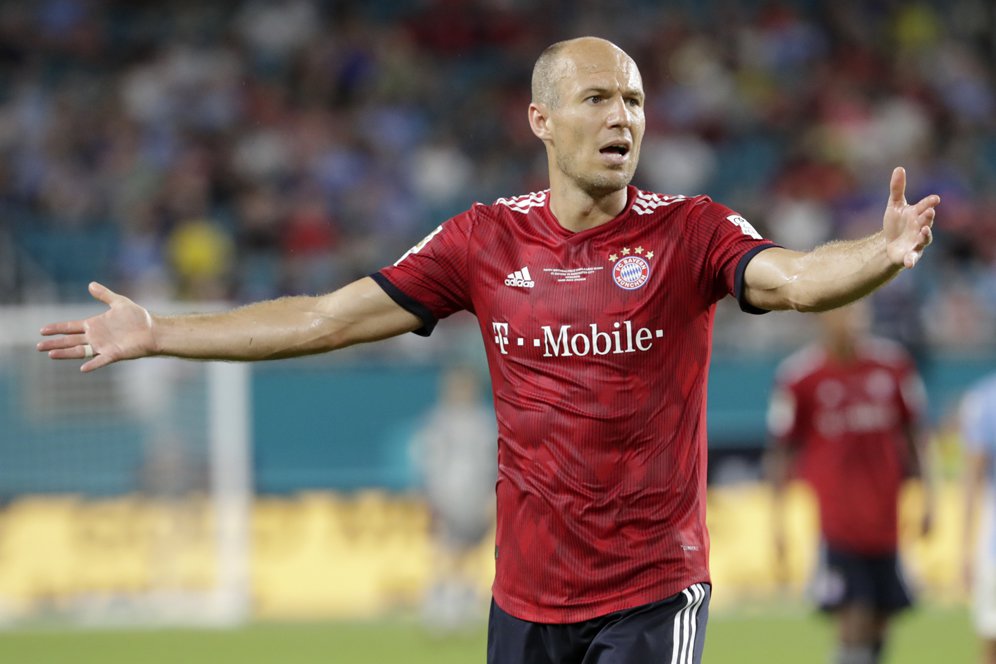 Dikaitkan dengan Inter Milan, Arjen Robben Jadi Tersanjung Dikaitkan dengan Inter Milan, Arjen Robben Jadi Tersanjung