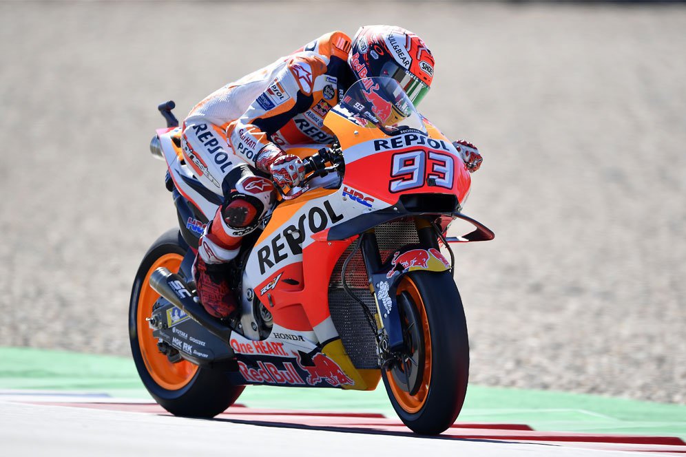 Hasil Sesi Pemanasan MotoGP Belanda 2018: Marquez Terdepan