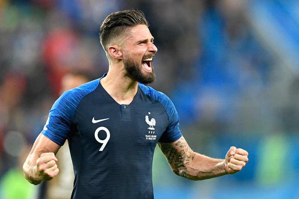 Olivier Giroud di Piala Dunia 2018: 0 Gol, 0 Shots on Target, 1 Trofi Juara Olivier Giroud di Piala Dunia 2018: 0 Gol, 0 Shots on Target, 1 Trofi Juara