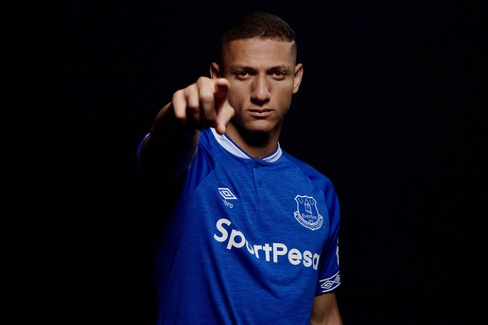 Everton Resmi Rekrut Richarlison dengan Biaya 40 Juta Paun Everton Resmi Rekrut Richarlison dengan Biaya 40 Juta Paun