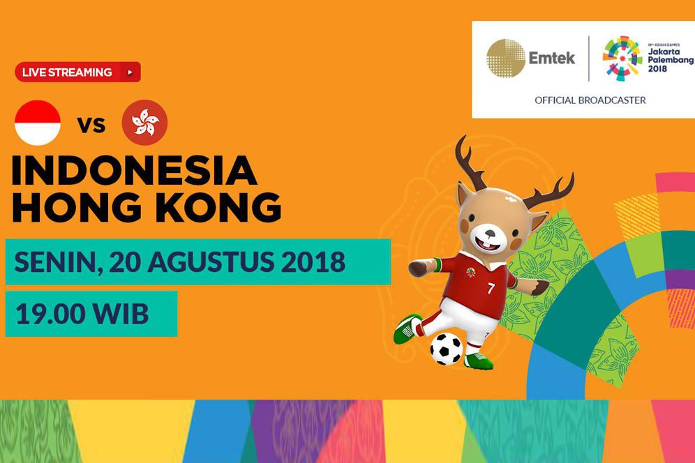 Live Streaming Asian Games 2018 di SCTV: Indonesia U-23 vs Hong Kong U-23 Live Streaming Asian Games 2018 di SCTV: Indonesia U-23 vs Hong Kong U-23