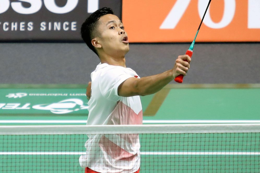 Kecewanya Anthony Ginting Usai Dikalahkan Wangcharoen di Indonesia Open 2019