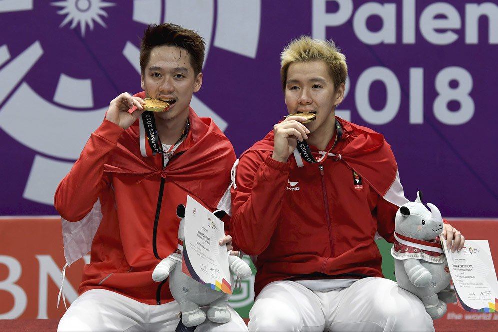 Ganda Putra Bulutangkis Gores Sejarah di Asian Games 2018, Tunggal Putra Bikin Kaget Ganda Putra Bulutangkis Gores Sejarah di Asian Games 2018, Tunggal Putra Bikin Kaget