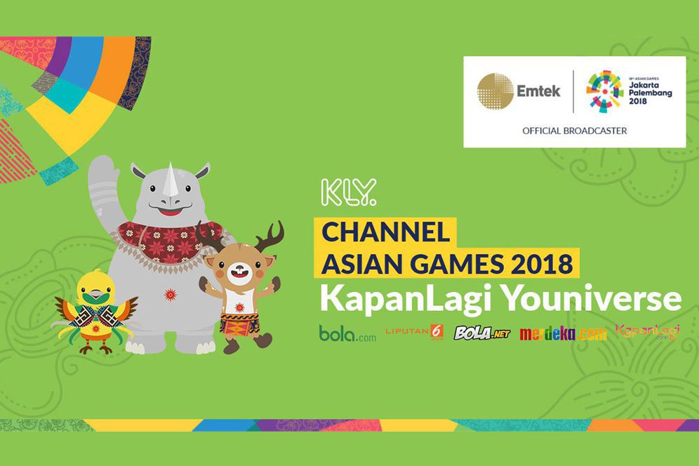 Jadwal Live Streaming Asian Games 2018 di KLY Channel, Kamis 23 Agustus Jadwal Live Streaming Asian Games 2018 di KLY Channel, Kamis 23 Agustus