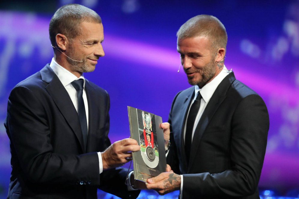 Diganjar UEFA President's Award, David Beckham Merasa Terhormat Diganjar UEFA President's Award, David Beckham Merasa Terhormat
