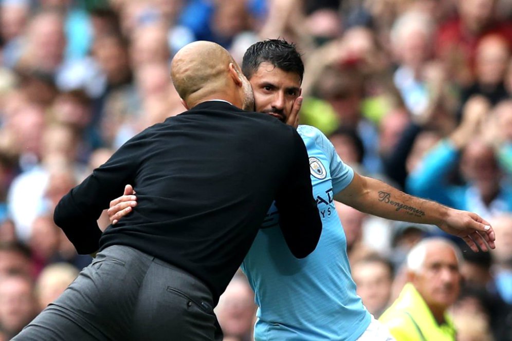 Guardiola Senang Aguero Perpanjang Kontrak di City Guardiola Senang Aguero Perpanjang Kontrak di City
