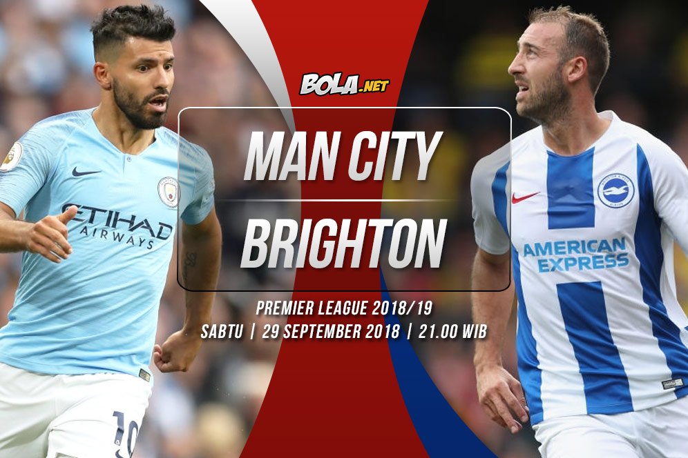 Data dan Fakta Premier League: Manchester City vs Brighton Data dan Fakta Premier League: Manchester City vs Brighton