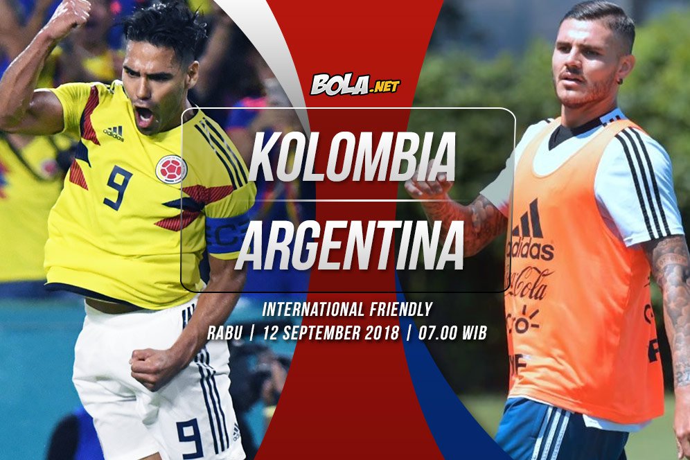 Prediksi Kolombia vs Argentina 12 September 2018