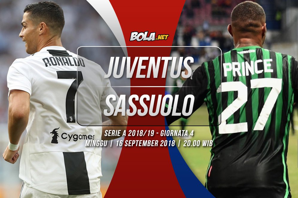 Prediksi Juventus vs Sassuolo 16 September 2018 Prediksi Juventus vs Sassuolo 16 September 2018