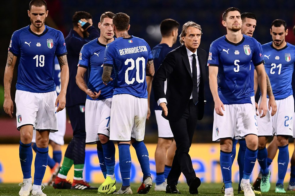 Mancini Ingin Pemain Muda Italia Menjelma Jadi Superstar
