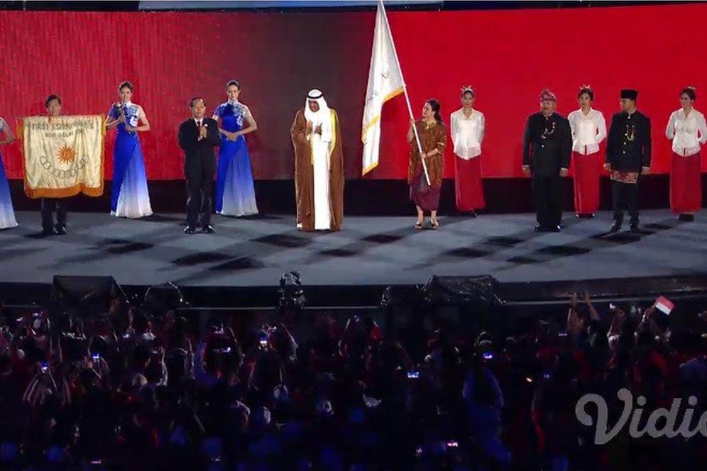Tongkat Estafet Penyelenggara Asian Games Resmi Diberikan ke China Tongkat Estafet Penyelenggara Asian Games Resmi Diberikan ke China