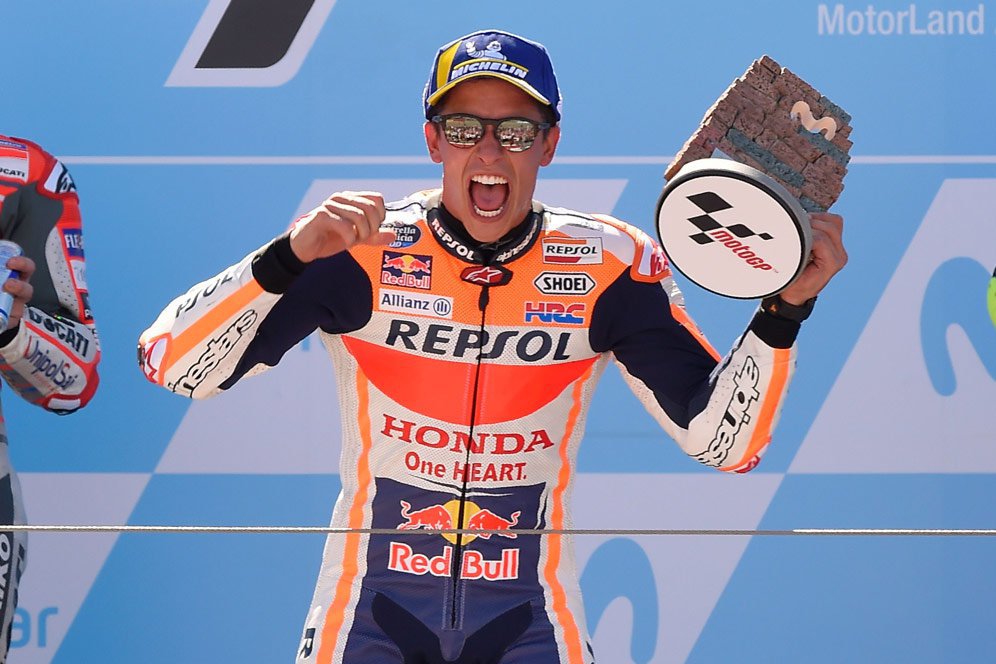 Marquez Puas Akhirnya Menangi 'Wheel-to-Wheel' Kontra Dovizioso Marquez Puas Akhirnya Menangi 'Wheel-to-Wheel' Kontra Dovizioso