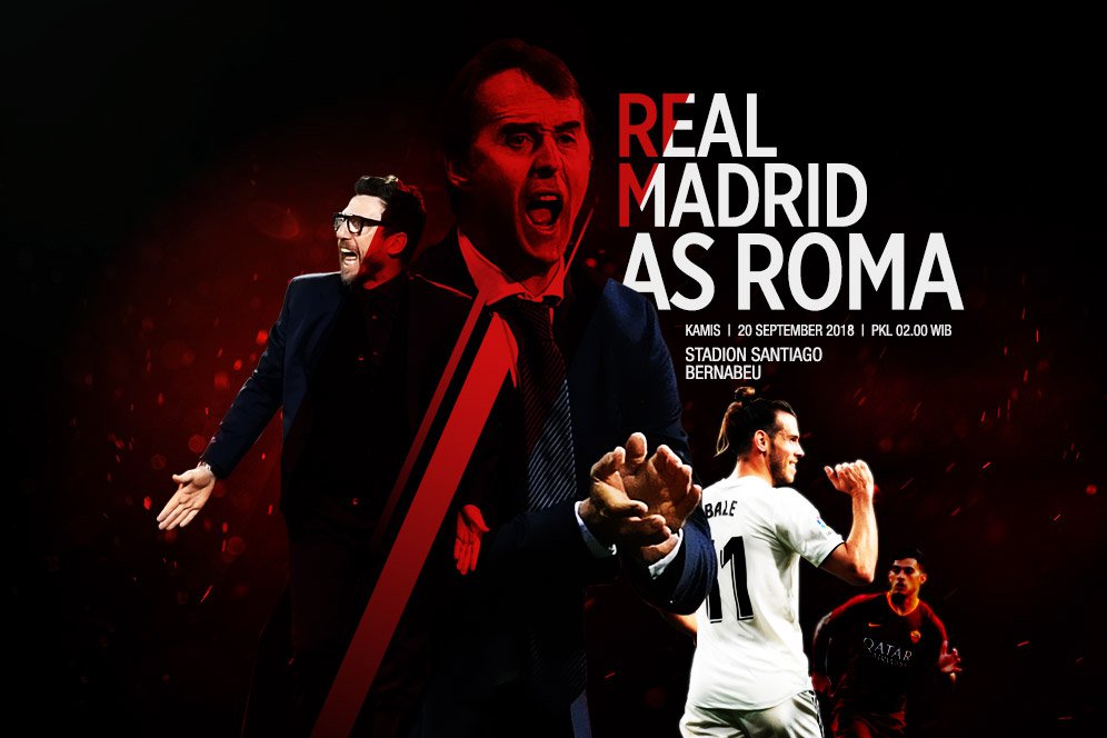 Prediksi Real Madrid vs AS Roma 20 September 2018 Prediksi Real Madrid vs AS Roma 20 September 2018