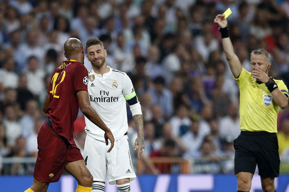 Sergio Ramos Jadi 'Top Skor' Kartu Kuning di Liga Champions Sergio Ramos Jadi 'Top Skor' Kartu Kuning di Liga Champions