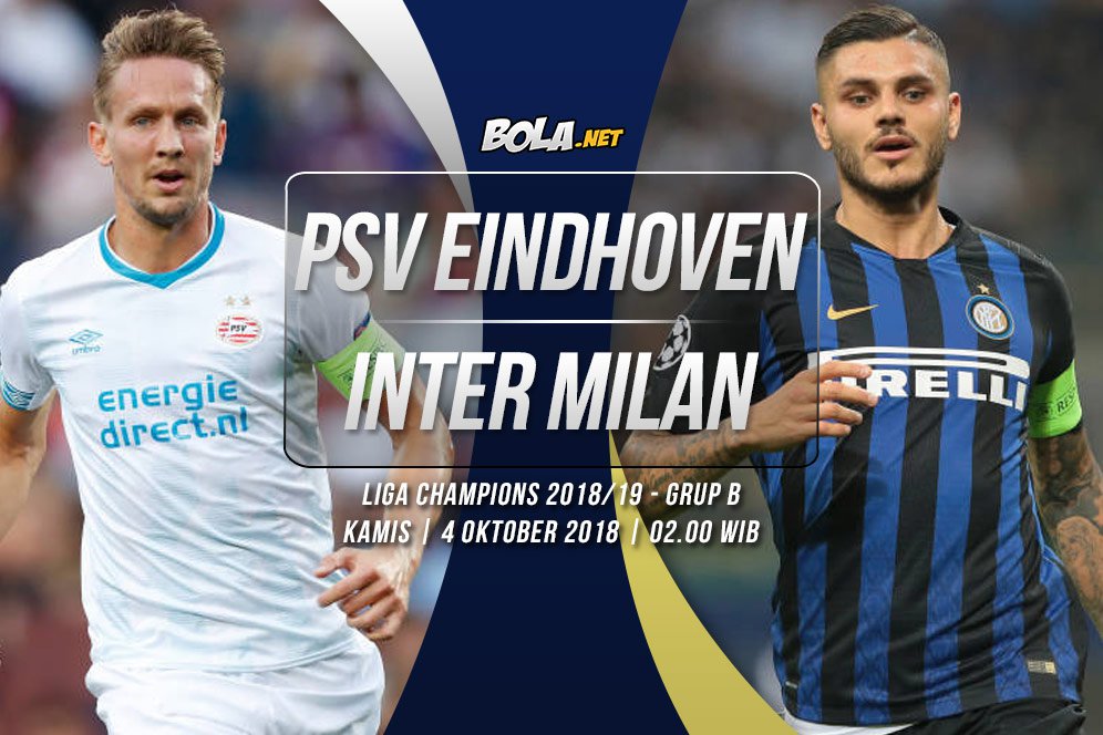 Data dan Fakta Liga Champions: PSV Eindhoven vs Inter Milan Data dan Fakta Liga Champions: PSV Eindhoven vs Inter Milan