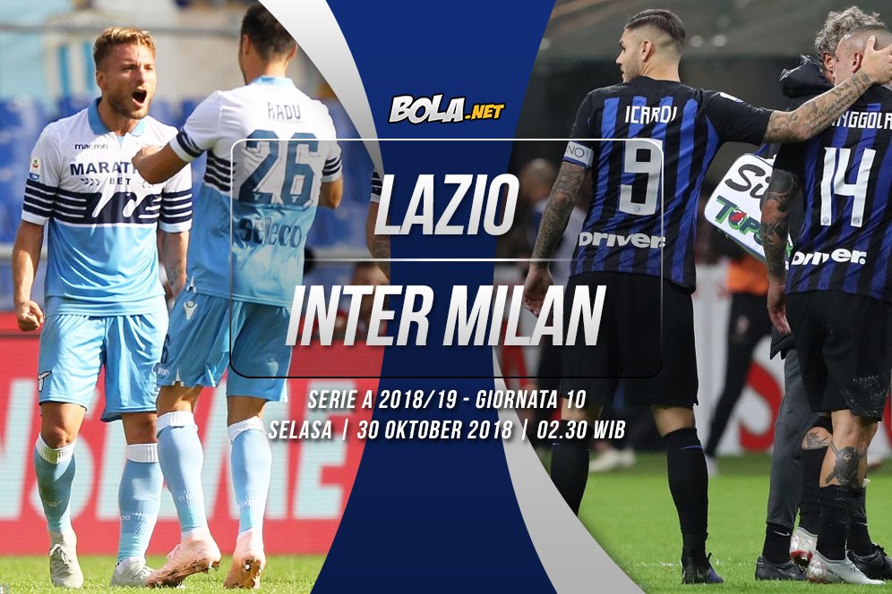 Data dan Fakta Serie A: Lazio vs Inter Milan Data dan Fakta Serie A: Lazio vs Inter Milan