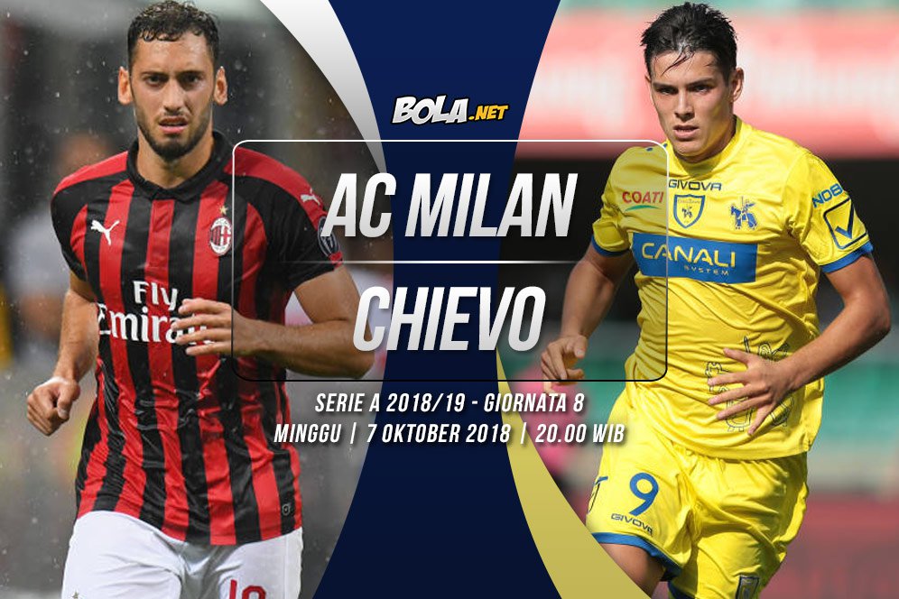 Data dan Fakta Serie A: AC Milan vs Chievo Data dan Fakta Serie A: AC Milan vs Chievo