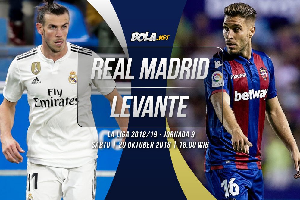 Prediksi Real Madrid vs Levante 20 Oktober 2018 Prediksi Real Madrid vs Levante 20 Oktober 2018