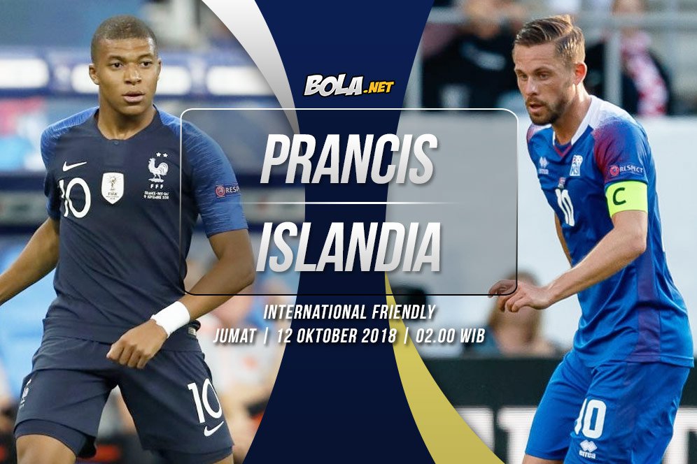 Prediksi Prancis vs Islandia 12 Oktober 2018 Prediksi Prancis vs Islandia 12 Oktober 2018