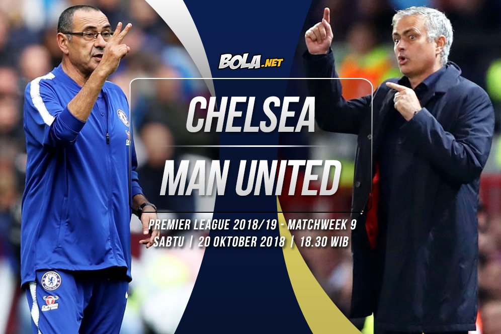 Data dan Fakta Premier League: Chelsea vs Manchester United Data dan Fakta Premier League: Chelsea vs Manchester United