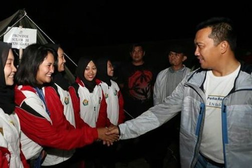 Mendebarkan, Menpora Akhirnya Menyulut Api Unggun JPI