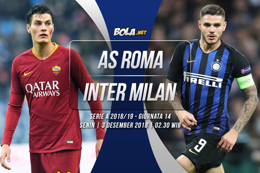 Data dan Fakta Serie A: AS Roma vs Inter Milan Data dan Fakta Serie A: AS Roma vs Inter Milan