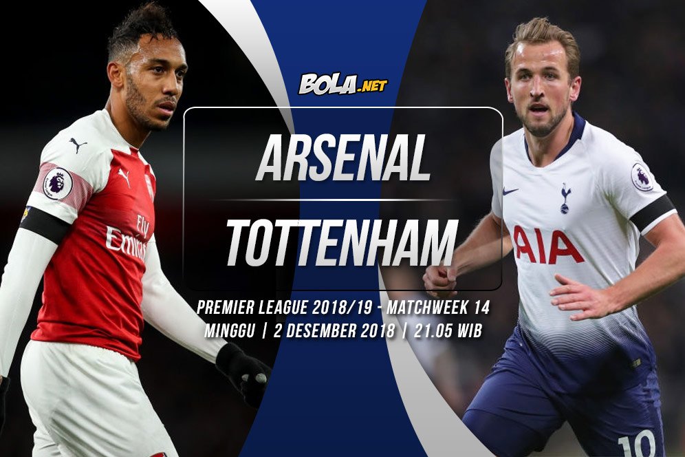 Data dan Fakta Premier League: Arsenal vs Tottenham Data dan Fakta Premier League: Arsenal vs Tottenham