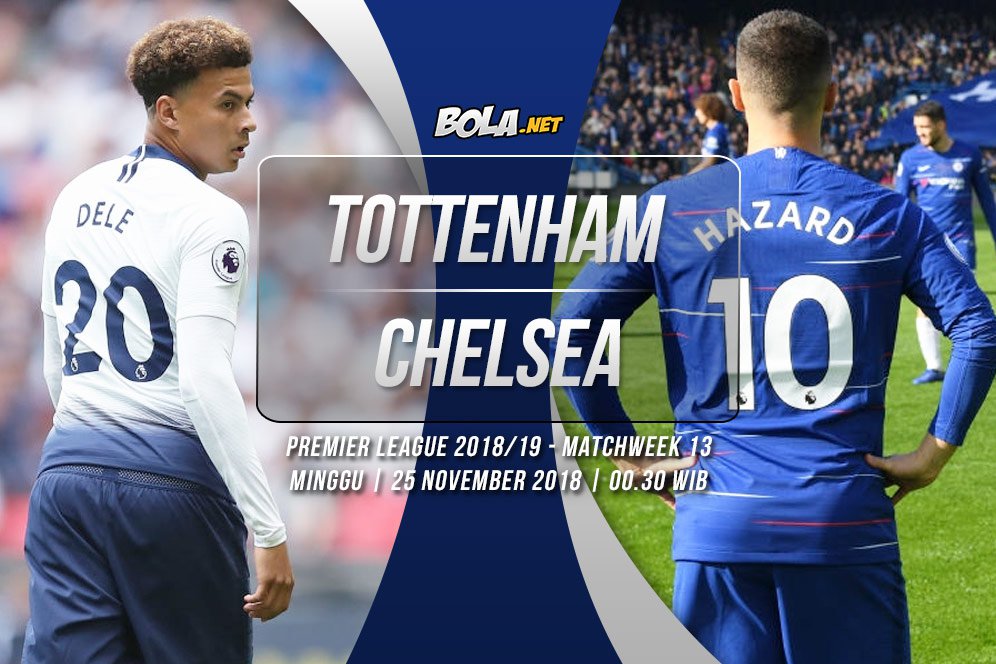 Data dan Fakta Premier League: Tottenham vs Chelsea Data dan Fakta Premier League: Tottenham vs Chelsea