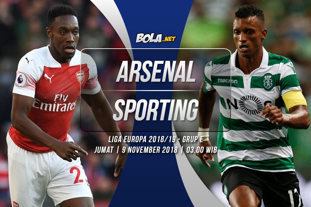 Prediksi Arsenal vs Sporting Lisbon 9 November 2018 Prediksi Arsenal vs Sporting Lisbon 9 November 2018