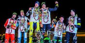 Valentino Rossi-Franco Morbidelli Menangi 'La 100km dei Campioni 2018' Valentino Rossi-Franco Morbidelli Menangi 'La 100km dei Campioni 2018'