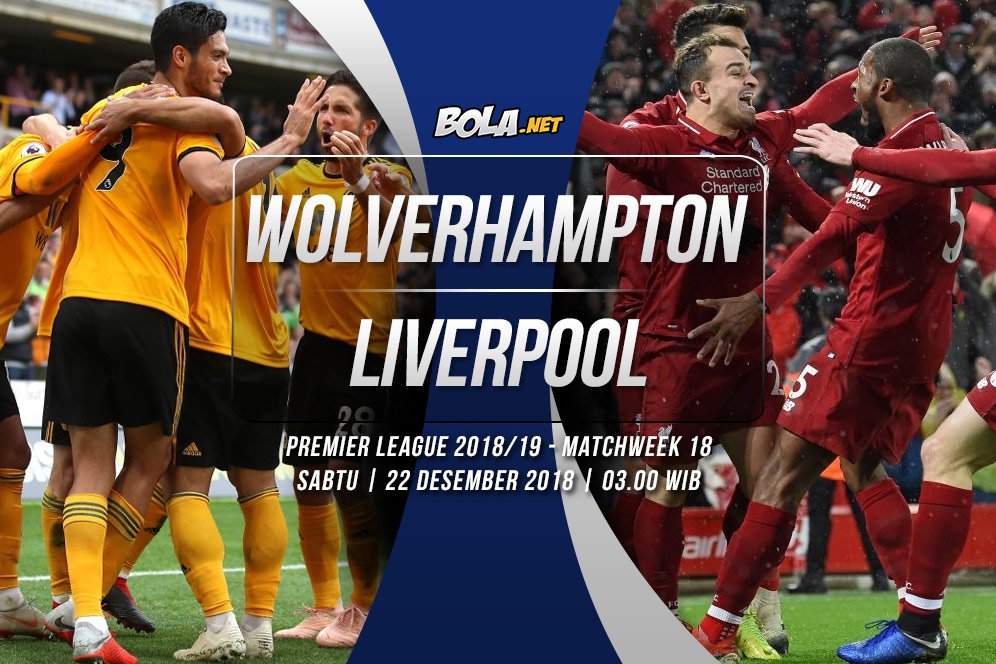 Data dan Fakta Premier League: Wolverhampton vs Liverpool Data dan Fakta Premier League: Wolverhampton vs Liverpool