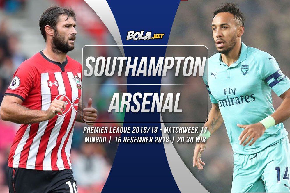 Data dan Fakta Premier League: Southampton vs Arsenal Data dan Fakta Premier League: Southampton vs Arsenal