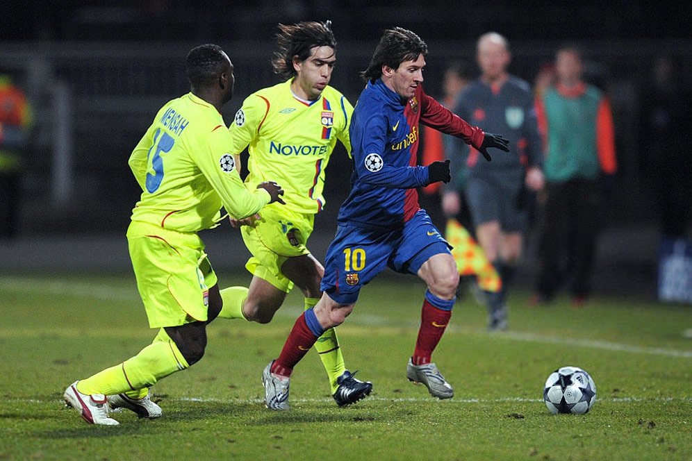 Messi yang Hampir Selalu Menggetarkan Gawang Lyon Messi yang Hampir Selalu Menggetarkan Gawang Lyon