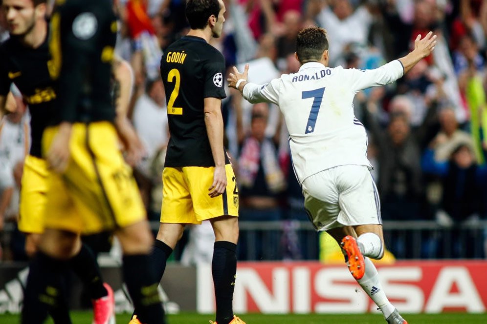 Atletico vs Juventus, Hat-trick Ketujuh Cristiano Ronaldo