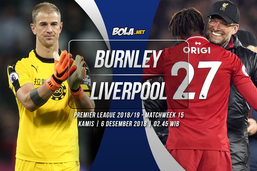 Data dan Fakta Premier League: Burnley vs Liverpool Data dan Fakta Premier League: Burnley vs Liverpool