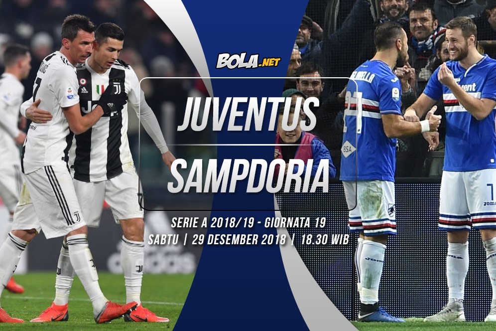 Data dan Fakta Serie A: Juventus vs Sampdoria Data dan Fakta Serie A: Juventus vs Sampdoria