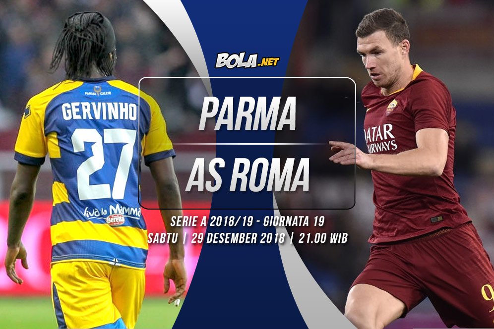 Data dan Fakta Serie A: Parma vs AS Roma
