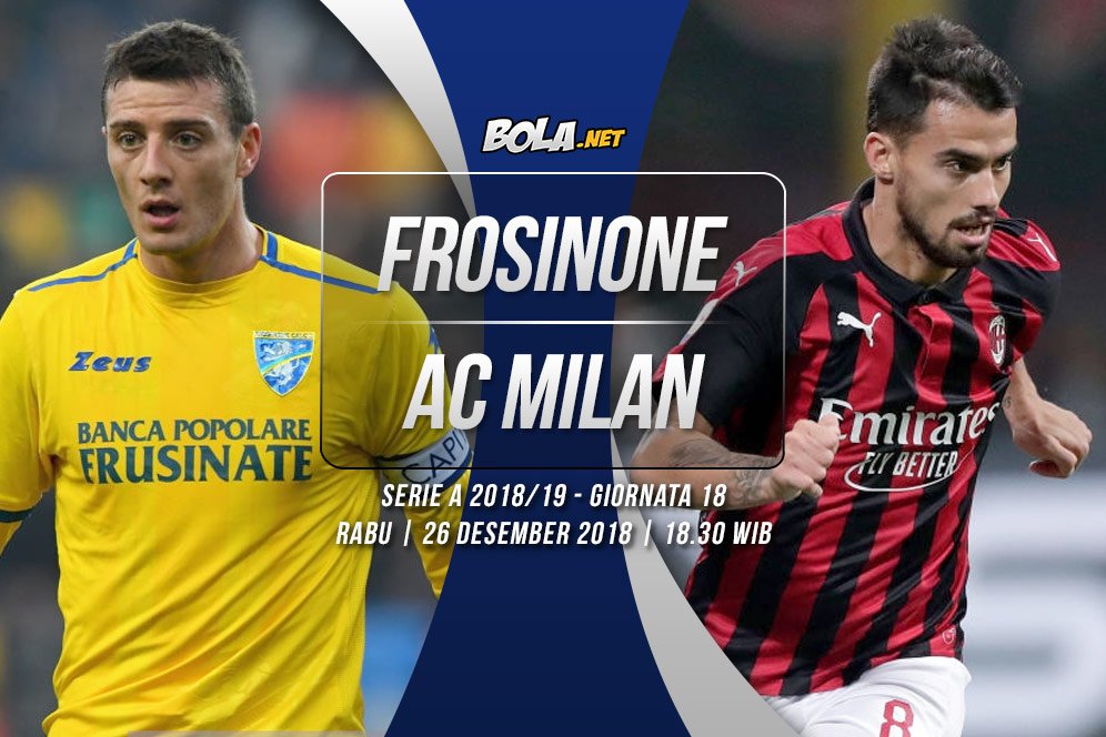 Prediksi Frosinone vs AC Milan 26 Desember 2018 Prediksi Frosinone vs AC Milan 26 Desember 2018
