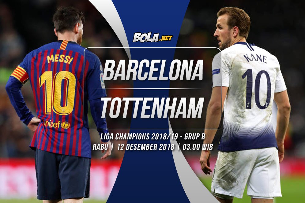 Data dan Fakta Liga Champions: Barcelona vs Tottenham Data dan Fakta Liga Champions: Barcelona vs Tottenham