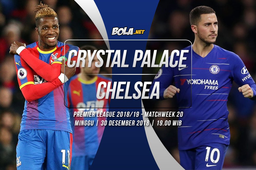 Data dan Fakta Premier League: Crystal Palace vs Chelsea Data dan Fakta Premier League: Crystal Palace vs Chelsea