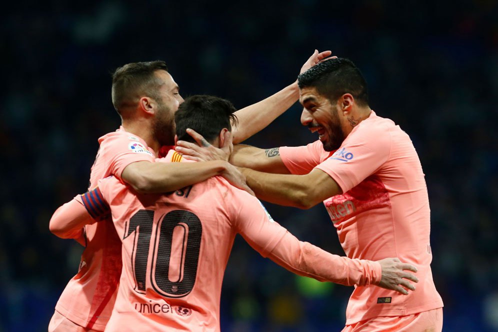 Kalahkan Espanyol, Barcelona Pertahankan Puncak Klasemen Kalahkan Espanyol, Barcelona Pertahankan Puncak Klasemen