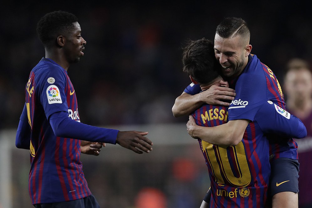 Dituding Bersalah atas Kepergian Messi, Jordi Alba: Itu Tidak Benar! Dituding Bersalah atas Kepergian Messi, Jordi Alba: Itu Tidak Benar!
