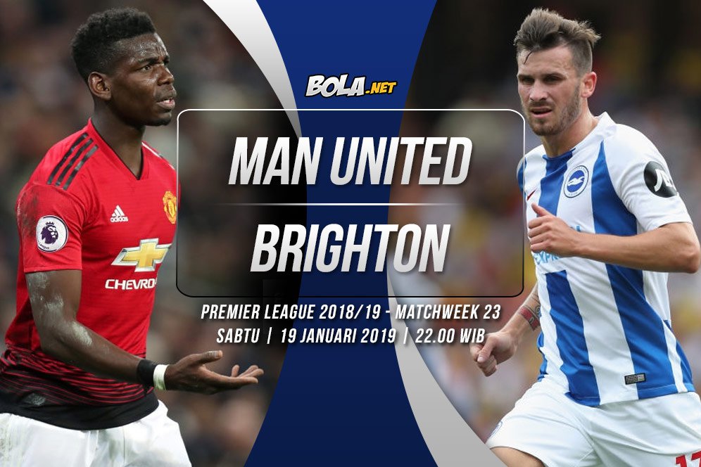 Data dan Fakta Premier League: Manchester United vs Brighton Data dan Fakta Premier League: Manchester United vs Brighton