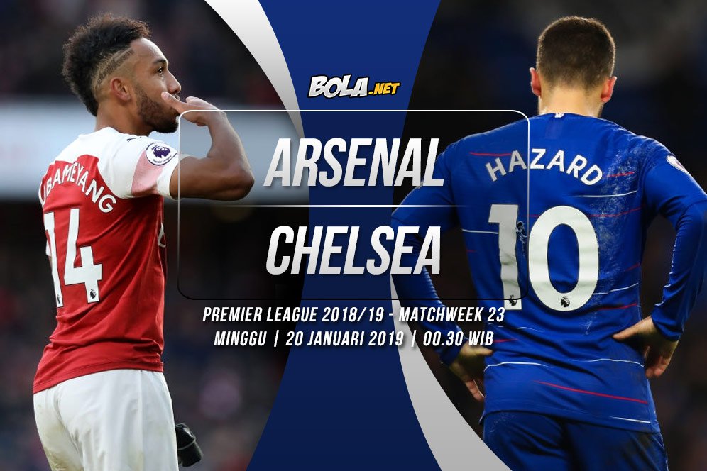 Data dan Fakta Premier League: Arsenal vs Chelsea Data dan Fakta Premier League: Arsenal vs Chelsea