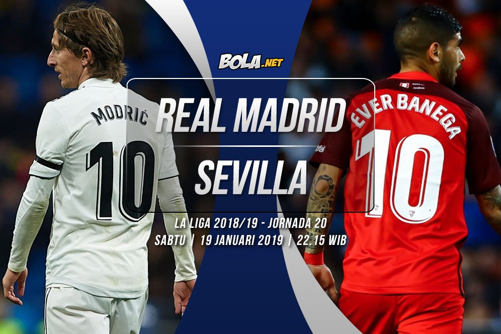 Prediksi Real Madrid vs Sevilla 19 Januari 2019