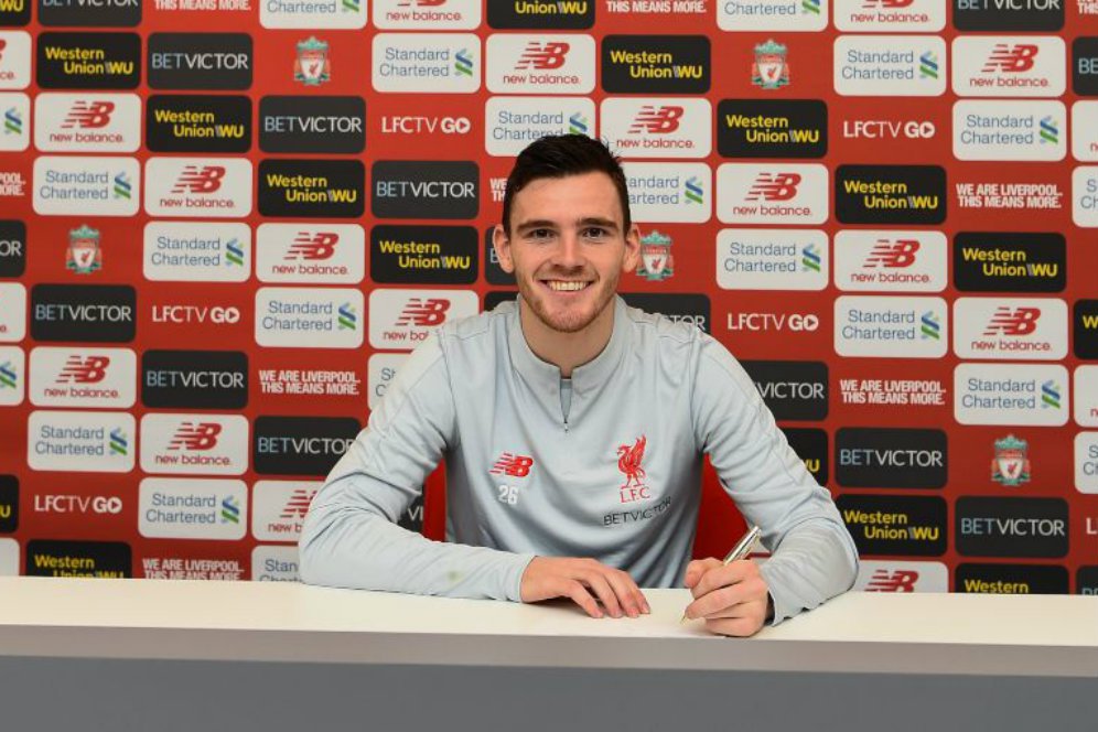 Liverpool Resmi Perpanjang Kontrak Andy Robertson Liverpool Resmi Perpanjang Kontrak Andy Robertson