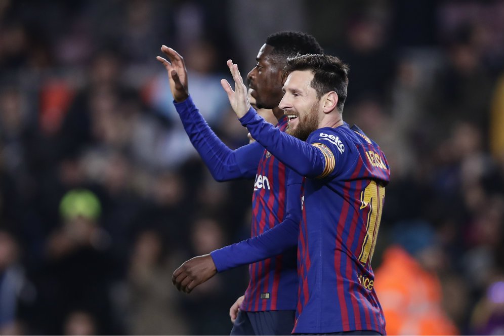 Dembele: Messi Bikin Sepak Bola Lebih Mudah Dembele: Messi Bikin Sepak Bola Lebih Mudah